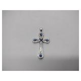 (3) .925/sterling silver necklace cross charms