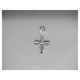 (3) .925/sterling silver necklace cross charms