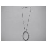 .925/sterling silver diamond necklace