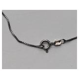 .925/sterling silver diamond necklace