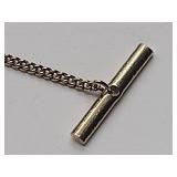 14k cross necklace in box, diamond tie tack, 14k gold necklace, 12k gold filled broach with pearls