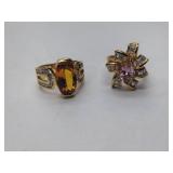 4 .925/sterling silver rings