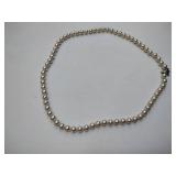 3 pearl necklaces. 29”, 24”, and 19” 
