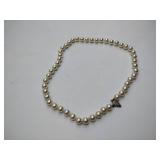 3 pearl necklaces. 29”, 24”, and 19” 
