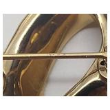 2 1/4” 14K Gold Brooch