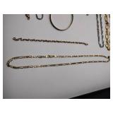 Most items in lot are .925/sterling silver. Necklaces, ring, and bracelets.