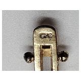 (3) .925/sterling silver bracelets with colored gem stones