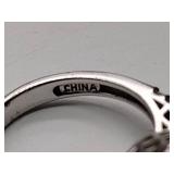 2 .925/sterling silver rings