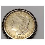 Possibly raw gold colored 1880 silver dollar “0” mint