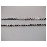 .925/sterling silver pierced earrings, bracelets, necklace chains, and necklace pendants