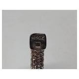 .925/sterling silver pierced earrings, bracelets, necklace chains, and necklace pendants