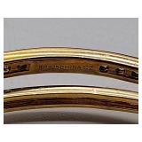 (6) .925 sterling silver bangle stacking bracelets