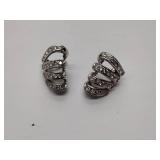 .925/sterling silver 2 bracelets, 1 bracelet is 8”, 4 sets of sterling pierced earrings