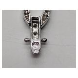 .925/sterling silver 2 bracelets, 1 bracelet is 8”, 4 sets of sterling pierced earrings