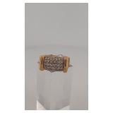 14 karat gold diamond ring size 7. 9 grams