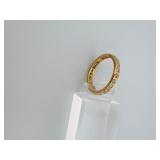 (4) .925 rings: Roman numeral ring size 8.25; pink ring size 7; other two are size 9.25