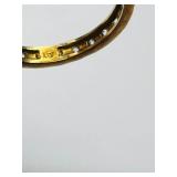 (4) .925 rings: Roman numeral ring size 8.25; pink ring size 7; other two are size 9.25