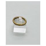 (4) .925 rings: Roman numeral ring size 8.25; pink ring size 7; other two are size 9.25