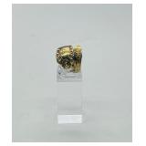 (3).925 rings: spoon ring size 6, jeweled ring size 7, blue with red stone Italy size 7