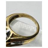 14k Diamond Ring size 7