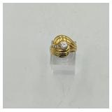 14k gold Ring reads TBF inside size 6 3/4