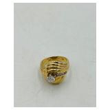 14k gold Ring reads TBF inside size 6 3/4