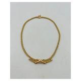 14k Gold necklace from Italy 17 ¼” long weight 18 grams