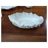 Lenox: Creamer & Sugar bowl;  Bowls: round cabbage leaf, (2) oblong Leaf shaped , (16) napkin rings