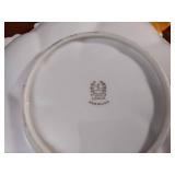 Lenox: Creamer & Sugar bowl;  Bowls: round cabbage leaf, (2) oblong Leaf shaped , (16) napkin rings