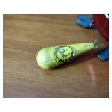 2 fishing reels Garcia ABU-Matic 170 spincast reel; Perrine Pemco Fly reel made in Minneapolis No.85;