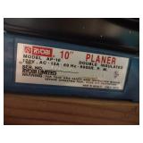 Ryobi 10” planer Model AP-10 and wooden standRyobi 10” planer Model AP-10 and wooden stand