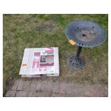 Metal Pedestal Bird bath and Allied heated bird bath Model 600