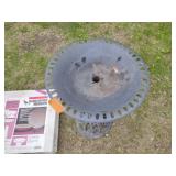 Metal Pedestal Bird bath and Allied heated bird bath Model 600
