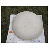 Metal Pedestal Bird bath and Allied heated bird bath Model 600