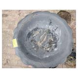 Metal Pedestal Bird bath and Allied heated bird bath Model 600