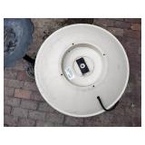 Metal Pedestal Bird bath and Allied heated bird bath Model 600