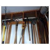 Yard landscape and gardening tools, as pictured