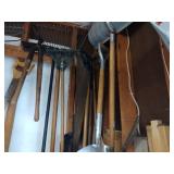 Yard landscape and gardening tools, as pictured