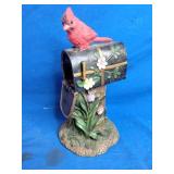 Cardinal on a Mailbox