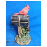 Cardinal on a Mailbox