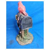 Cardinal on a Mailbox