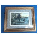 Donald Blakney Loon Family Art Print-Framed - Signed