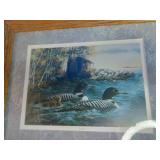 Donald Blakney Loon Family Art Print-Framed - Signed