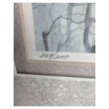 American Bald Eagle Foundation - Ltd.Ed. Print & Stamp 1984 by Mario Fernandez. Double Signed