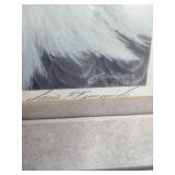 American Bald Eagle Foundation - Ltd.Ed. Print & Stamp 1984 by Mario Fernandez. Double Signed