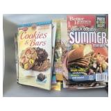 Large Lot of Cook Books in a Drawer Type Container