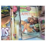 Large Lot of Cook Books in a Drawer Type Container