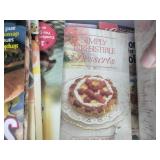 Large Lot of Cook Books in a Drawer Type Container