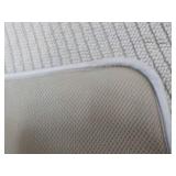 Cotton Memory Foam Mat Beige 24 x 3...