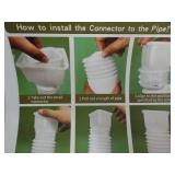 Gutter Down Spout Extension Kit...